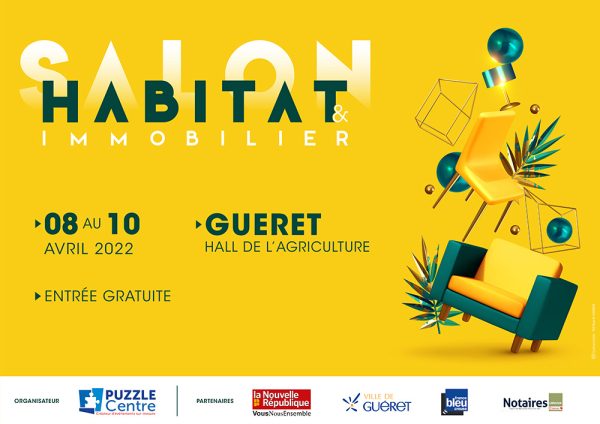 Affiche salon habitat guéret